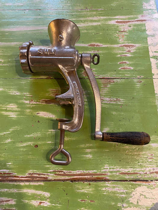 Vintage Cast Iron No 8 Meat Mincer Made In Germany