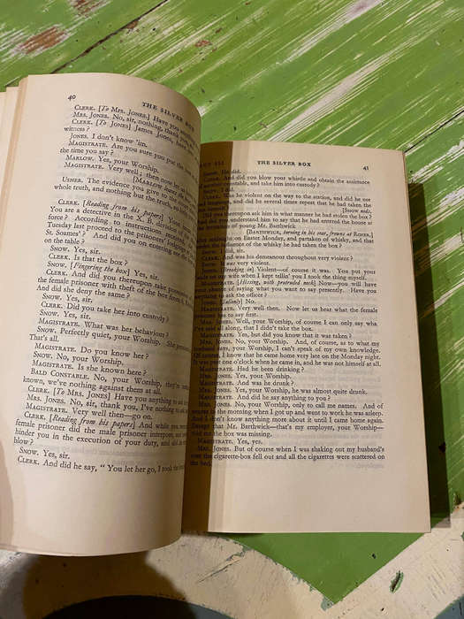 The Plays of John Galsworthy 1929 by Galsworthy, John. Second edition. Signed by Author