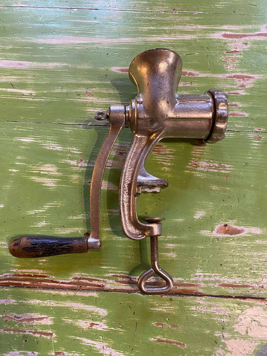 Vintage Cast Iron No 8 Meat Mincer Made In Germany