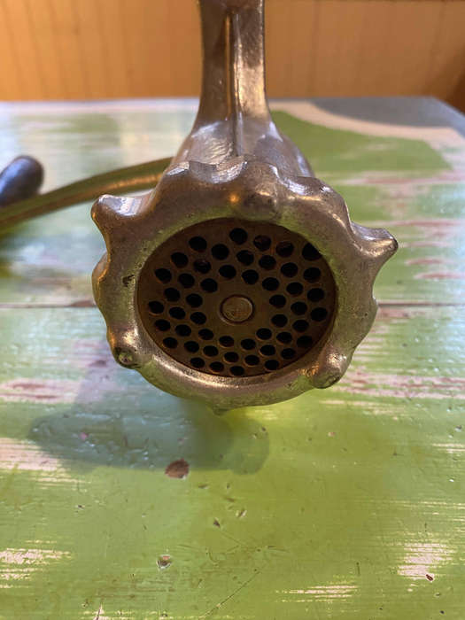 Vintage Cast Iron No 8 Meat Mincer Made In Germany