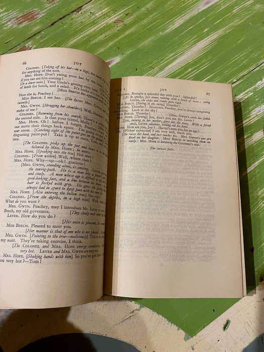The Plays of John Galsworthy 1929 by Galsworthy, John. Second edition. Signed by Author