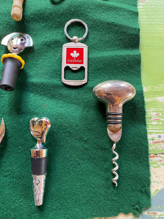 Assorted Cork Screws, Bottle Openers & Stoppers