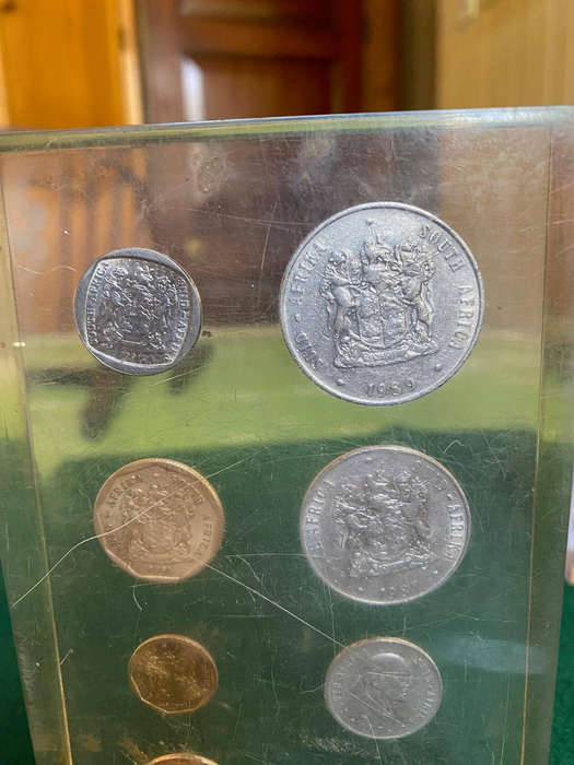South African Coins and R5 note set