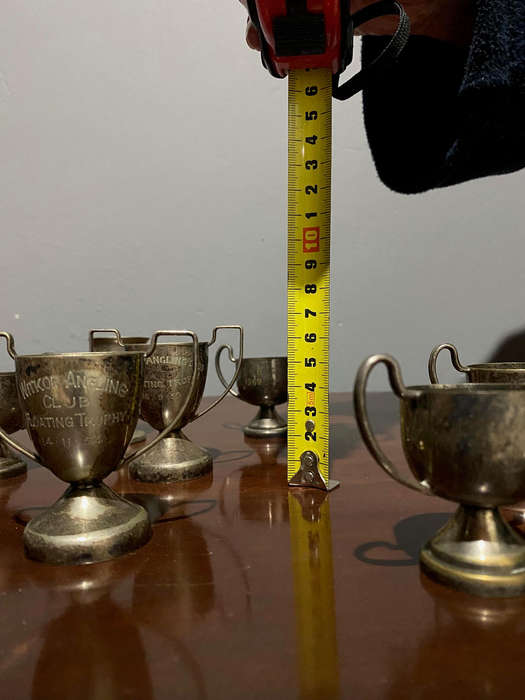 Vintage English Silver Plated Engraved Trophy Cup Collection