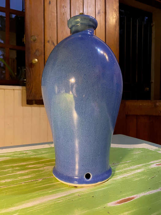 Blue Crackle Glaze Lamp Base
