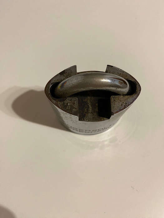 Vintage Padlock Miracle Lock Corp Ingersoll Impregnable Lock w/ Key Rare