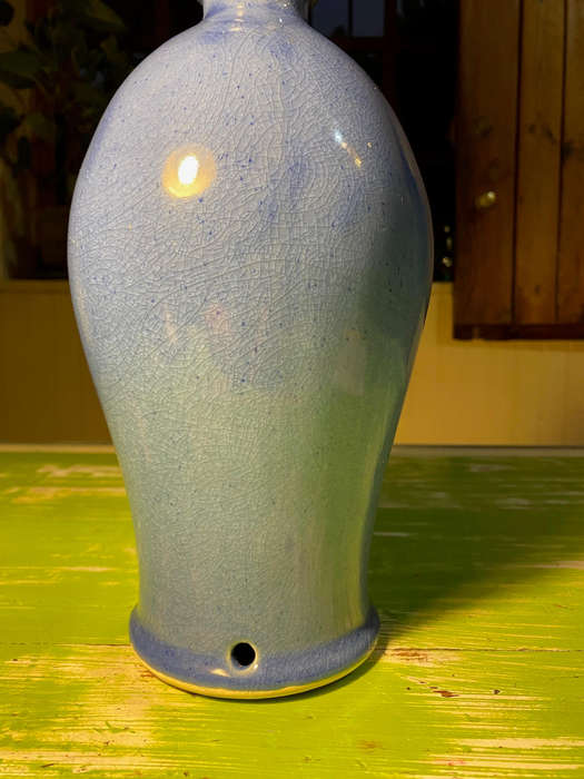 Blue Crackle Glaze Lamp Base