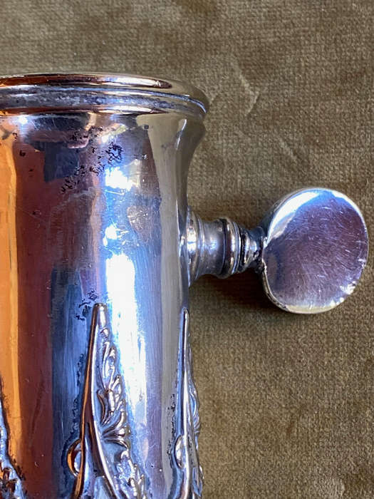 Rare Antique ornate ham bone clamp, Lamb shank holder