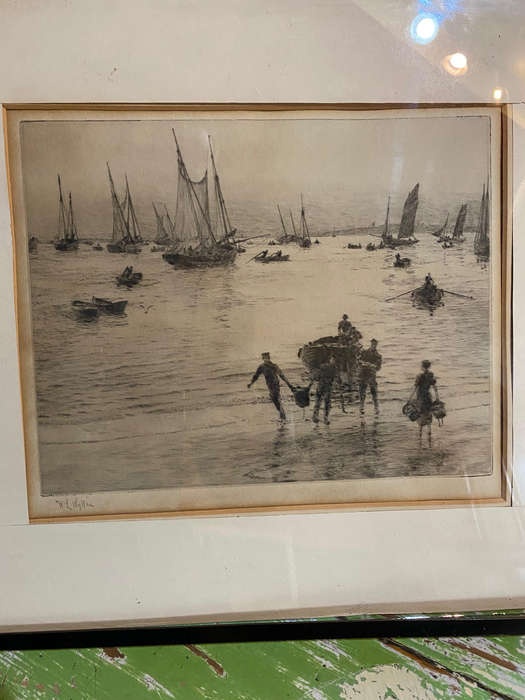 William Lionel Wyllie Original Signed Etching