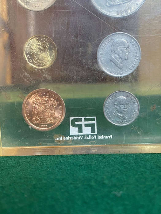 South African Coins and R5 note set