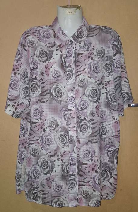 Ladies - Multicolored Blouse - Make - Tropic Fashion - Size - S