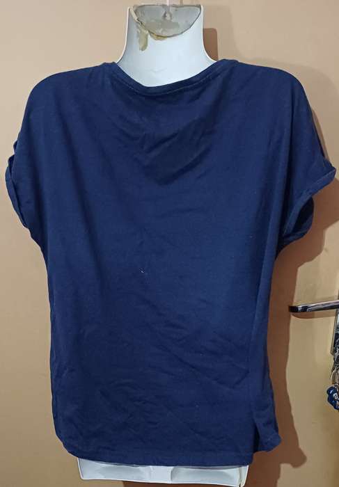 Ladies - Dark Blue Top - Make - Real Woman - Size - L