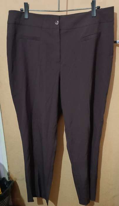Ladies - 2 Pce Brown Outfit - Make - Miladys Rene Taylor - Size - pants 44 top 42