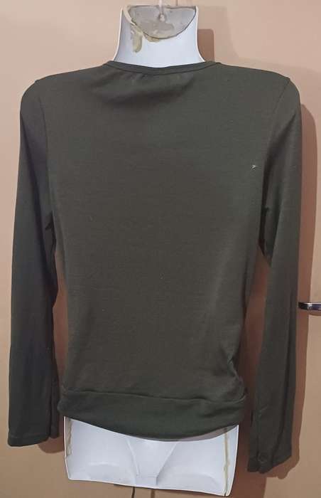 Ladies - Dark Olive Green Top - Make - Legit - Size -