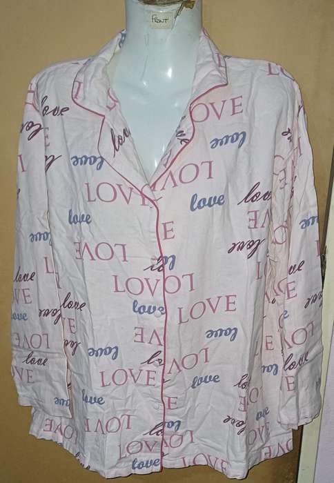 Ladies - Pajama Shirt - Make - Jet - Size - M