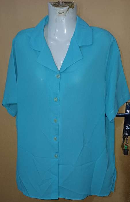 Ladies - Blue Blouse - Make - no make - Size - no size