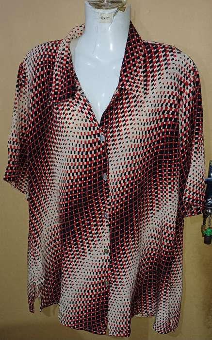 Ladies - Multicolored Blouse - Make - Judy's Pride - Size - XL