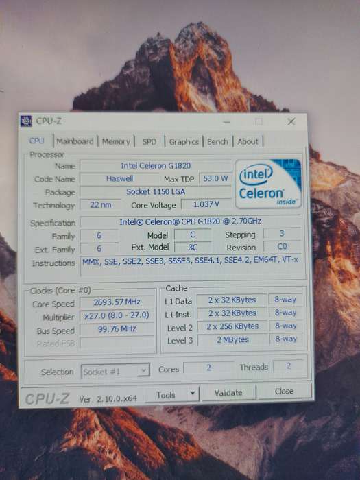 2x Intel Celeron 4th gen CPUs