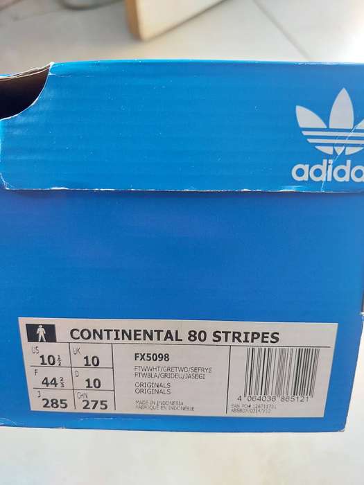 Adidas Continental 80 Stripes (Size 10)