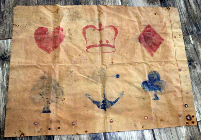 WW2 Trench Art Crown and Anchor game