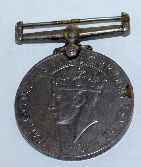 39-45 War Medal- 203062 WH Peterkin