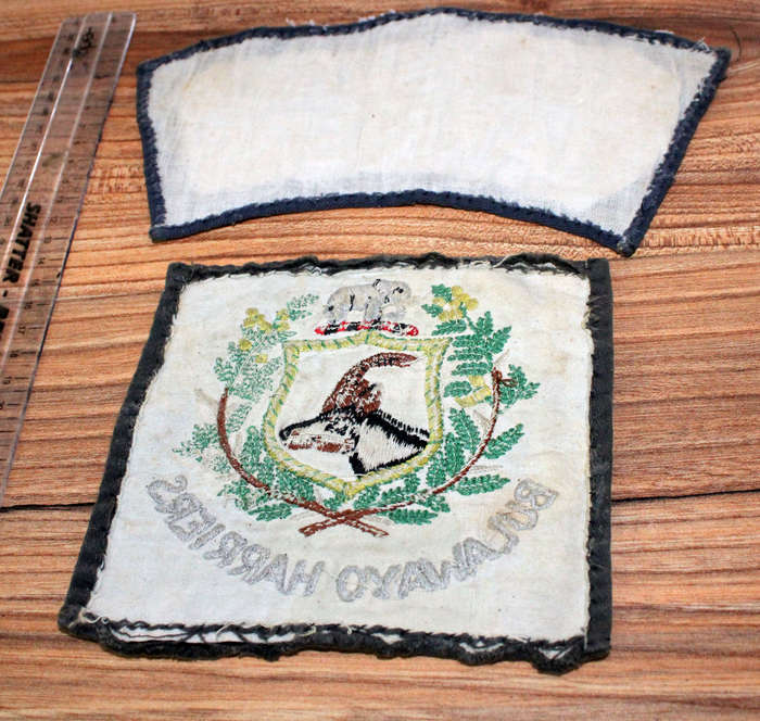2x Large Bulawayo Harriers badges