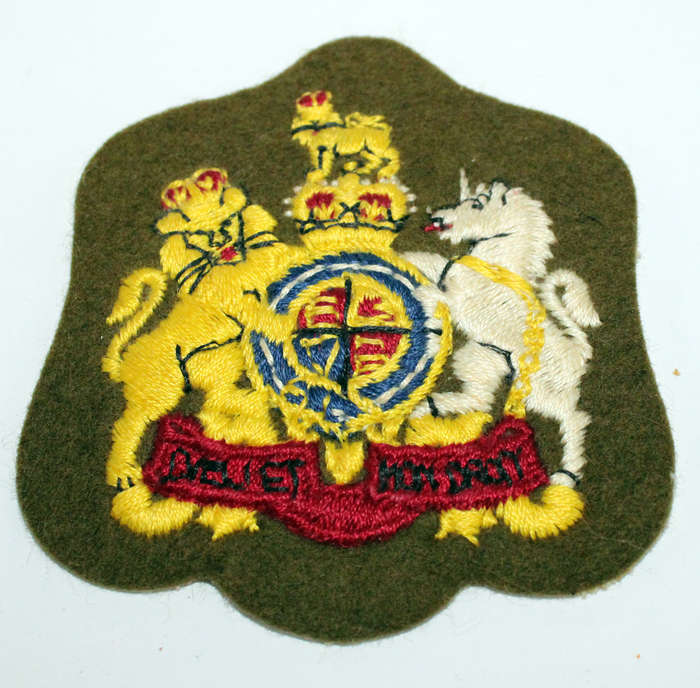 British Warrant officer badge