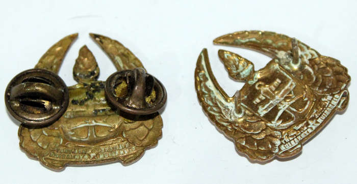 Pair of Army Gymnasium collars