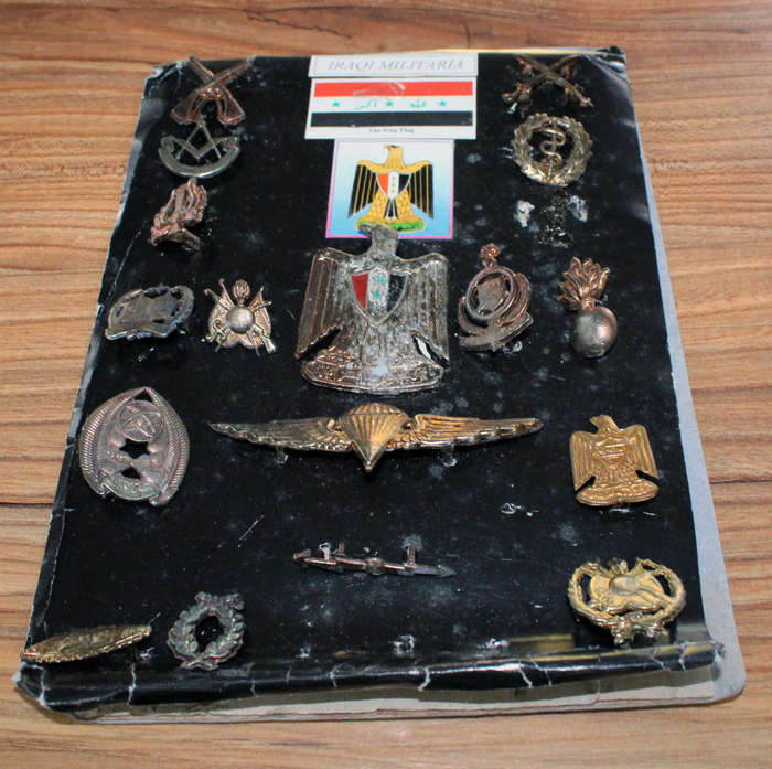 Iraqi Army cast souvenir badges