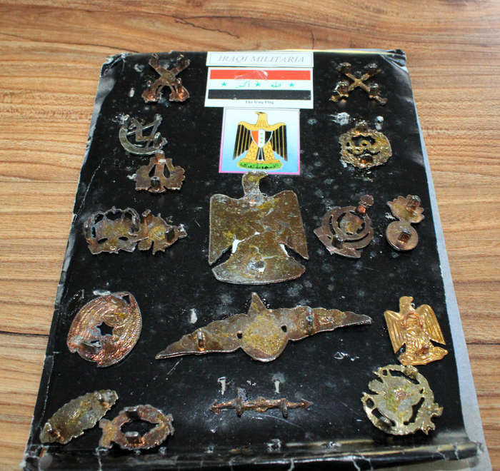 Iraqi Army cast souvenir badges