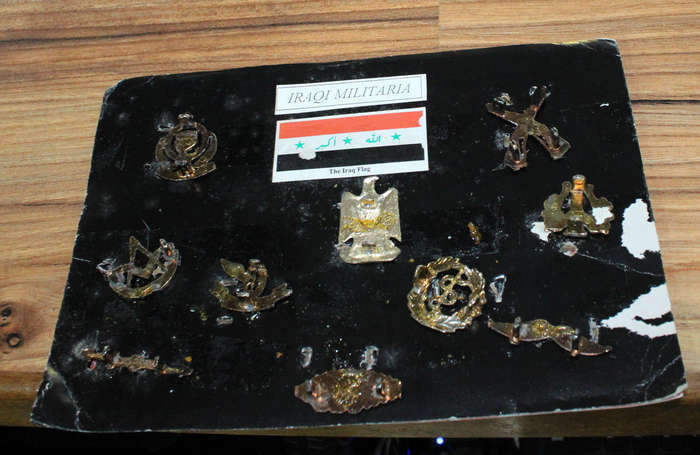 Iraqi Army cast souvenir badges