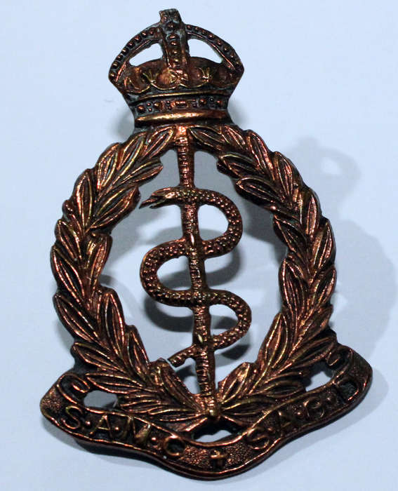 WW2 SA Medical Corps cap badge