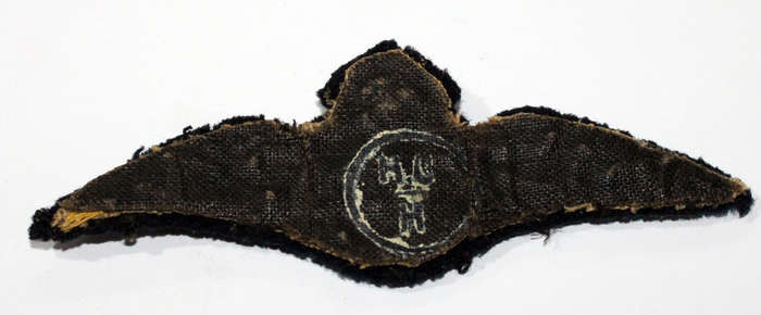 WW2 Bullion Wire SAAF pilot wings