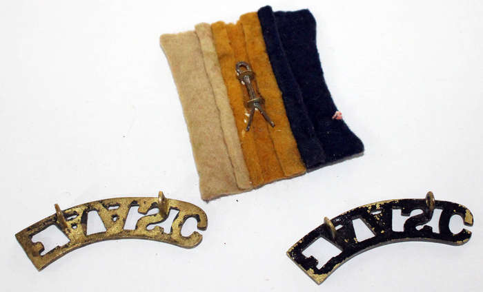 RARE East Africa Army Service corps helmet flash