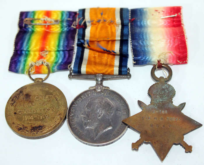 WW1 Medal trio named to BSAP member