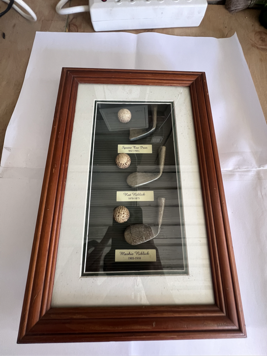Vintage golf picture frame