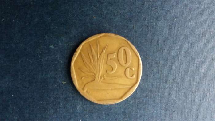 South Africa 1993 50 cent