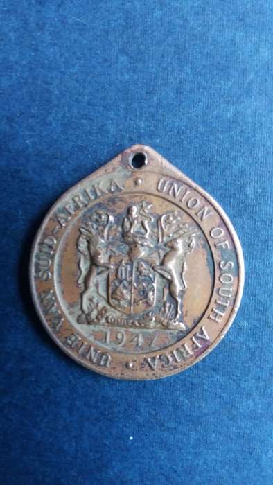Royal visit to Union of South Africa 1947 medal