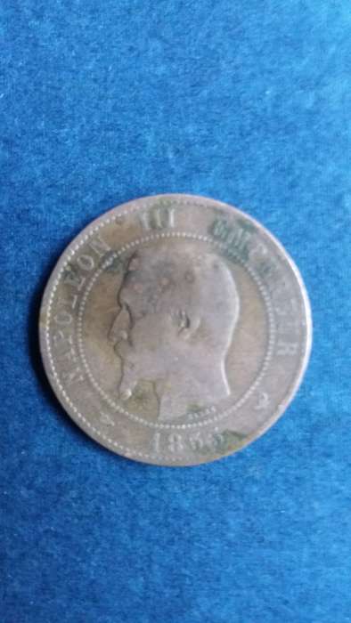 France 1855 w 10 Centimes * Napolean III*