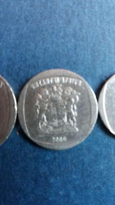 South Africa 2000 R5, R2 & R1 * Old Coat of Arms* Difficult to find