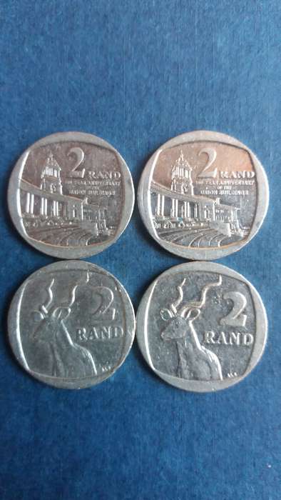 South Africa 2013/2014 R2 100 Years  Anniversary of the Union Building  & Kudu * 4 x coins*
