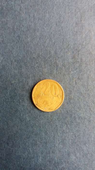 South Africa 2000 20 cent * New Coat of Arms*