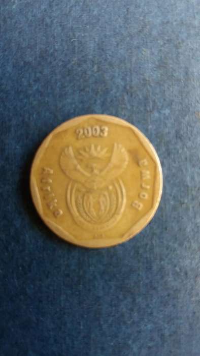South Africa 2003 50 cents - ICC Cricket World Cup* Mintage 11 749*