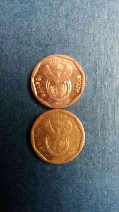 South Africa 2012 & 2013 10 cent * 2 x coins - AU*