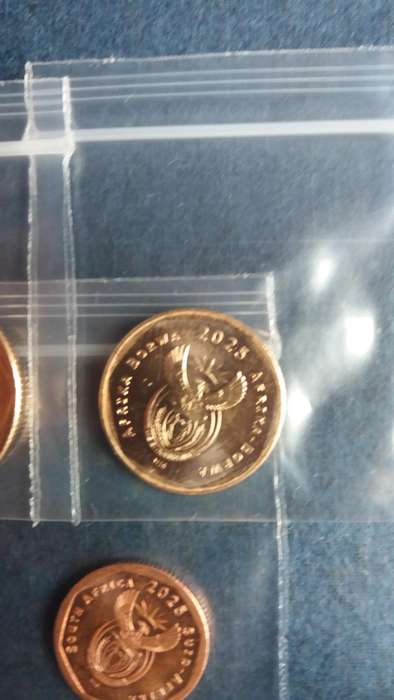 South Africa 2025 50 cent ,20 cent & 10 cent- 4th Decimal Series
