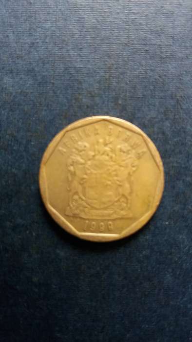 South Africa  1999 50 cents * Mintage 1 152 000 Difficult to find*