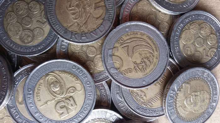 South Africa lot of 50 commemorative R5 coins