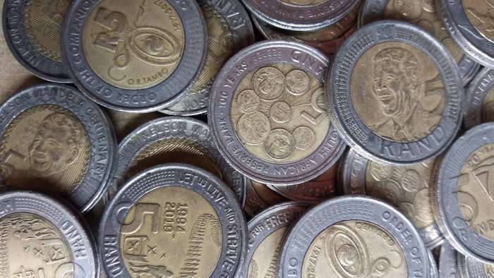 South Africa lot of 50 commemorative R5 coins