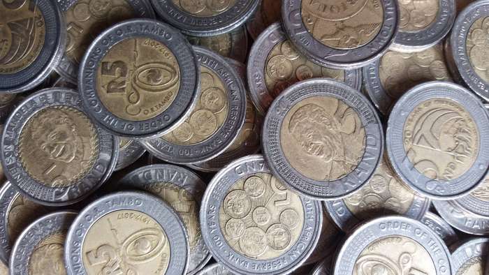 South Africa lot of 50 commemorative R5 coins