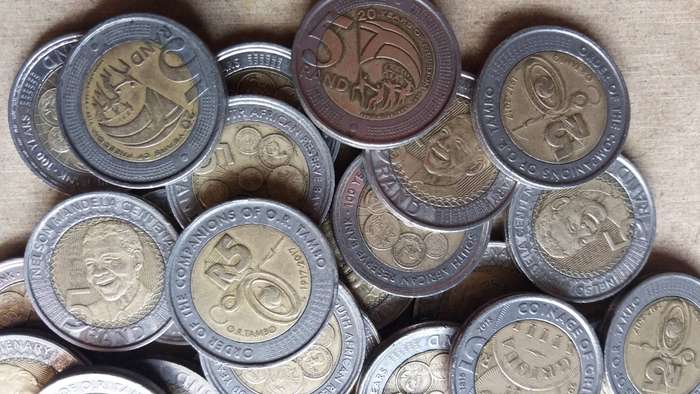 South Africa lot of 50 commemorative R5 coins